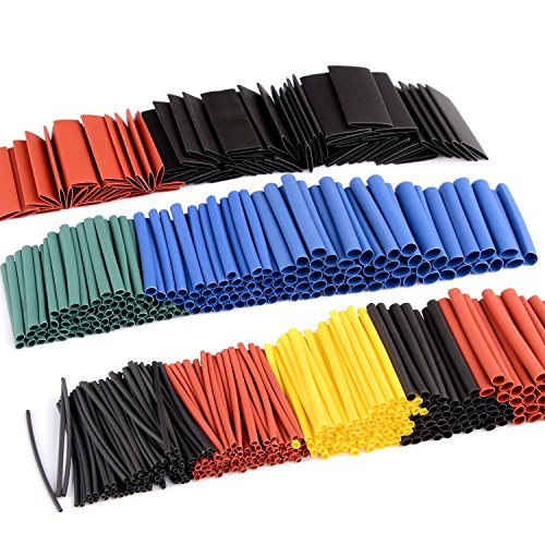 Nilight - 50005R Heat Shrink 2:1 Electric Insulation Tube Kit 45Mm Flame Retardant Wrap Cable Sleeve 560Pcs 5 Colors 12 Sizes With Storage Box，2 Years Warranty #TOP3