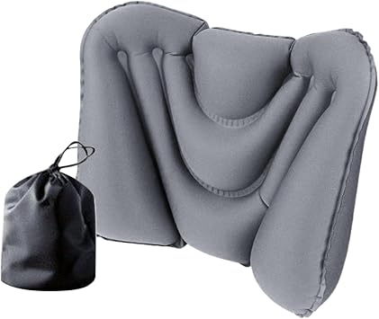 Lumbar Support Pillow for Office Chair, Inflatable Back Cushion - Belt Cushion for Road Trip - for Office and Work and Seating and Driving and Travel