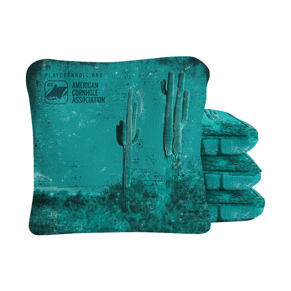 American Cornhole Association - Official Dual Sided (Slick n Stick) Professional Cornhole Bags – All Weather – Double-Stitched – Rounded Corners - Eagle Pro Designs