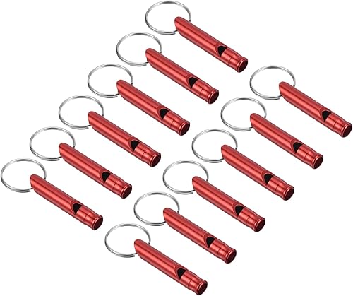 Miniatura 6 de PATIKIL Silbatos de emergencia, silbato de seguridad con llavero de sonido fuerte, silbato de supervivencia al aire libre para acampar y cazar