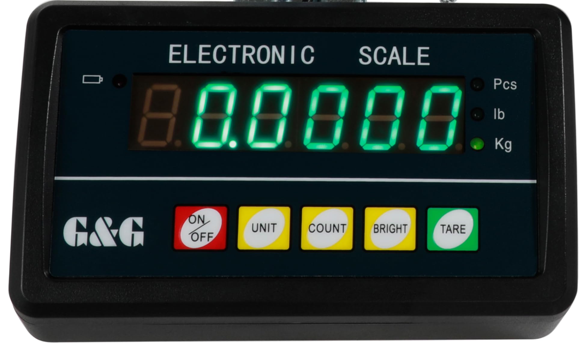 G&G PSA 3 kg / 0,1 g / 30 kg / 1 g Balance de colis Plateforme Balance Électronique Sol en fonte d'aluminium LED