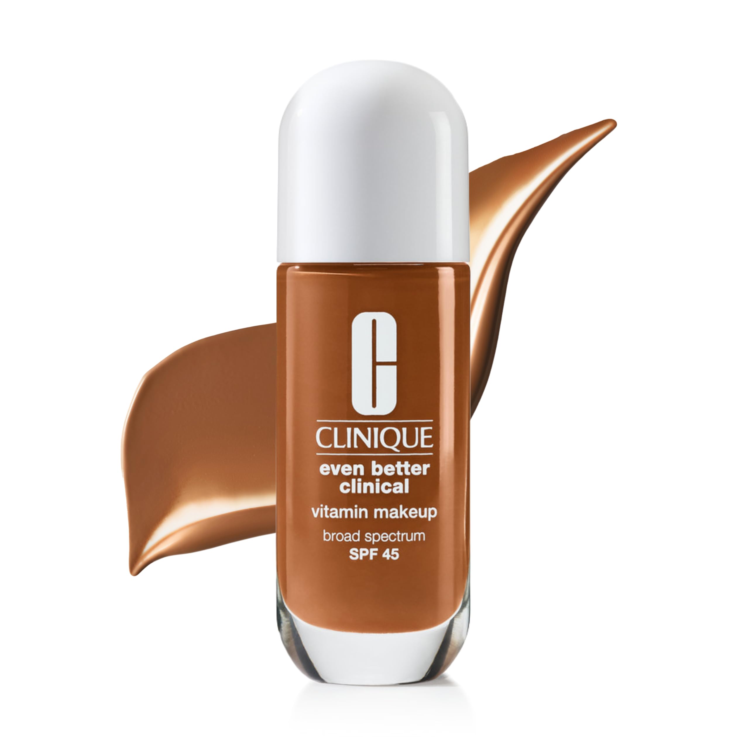 Clinique Even Better Clinical Vitamin Makeup Broad Spectrum SPF 45 With Vitamin C, Vitamin E + Vitamin B3 | Light Coverage + Vibrant Finish, Medium Deep Cool 4