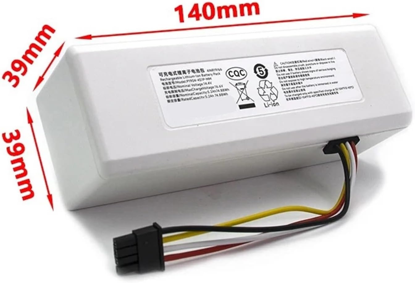 5800mAh Sweeping Mopping Robot Battery ，Compatible For Xiaomi，1C P1904-4S1P-MM Vacuum Cleaner Replacement