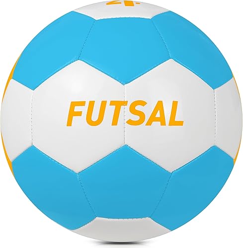 Miniatura 2 de Futsal Ball,Futsal Soccer Ball,Great for Indoor or Outdoor,Low Bounce Size 4 for Training,Playing,Games