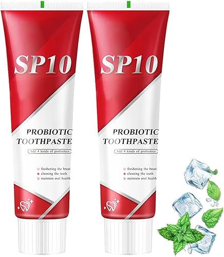 SP 10 Pasta de dientes probiótica blanqueadora - Mejora la salud bucal con probióticos dentales para un diente más brillante (2)