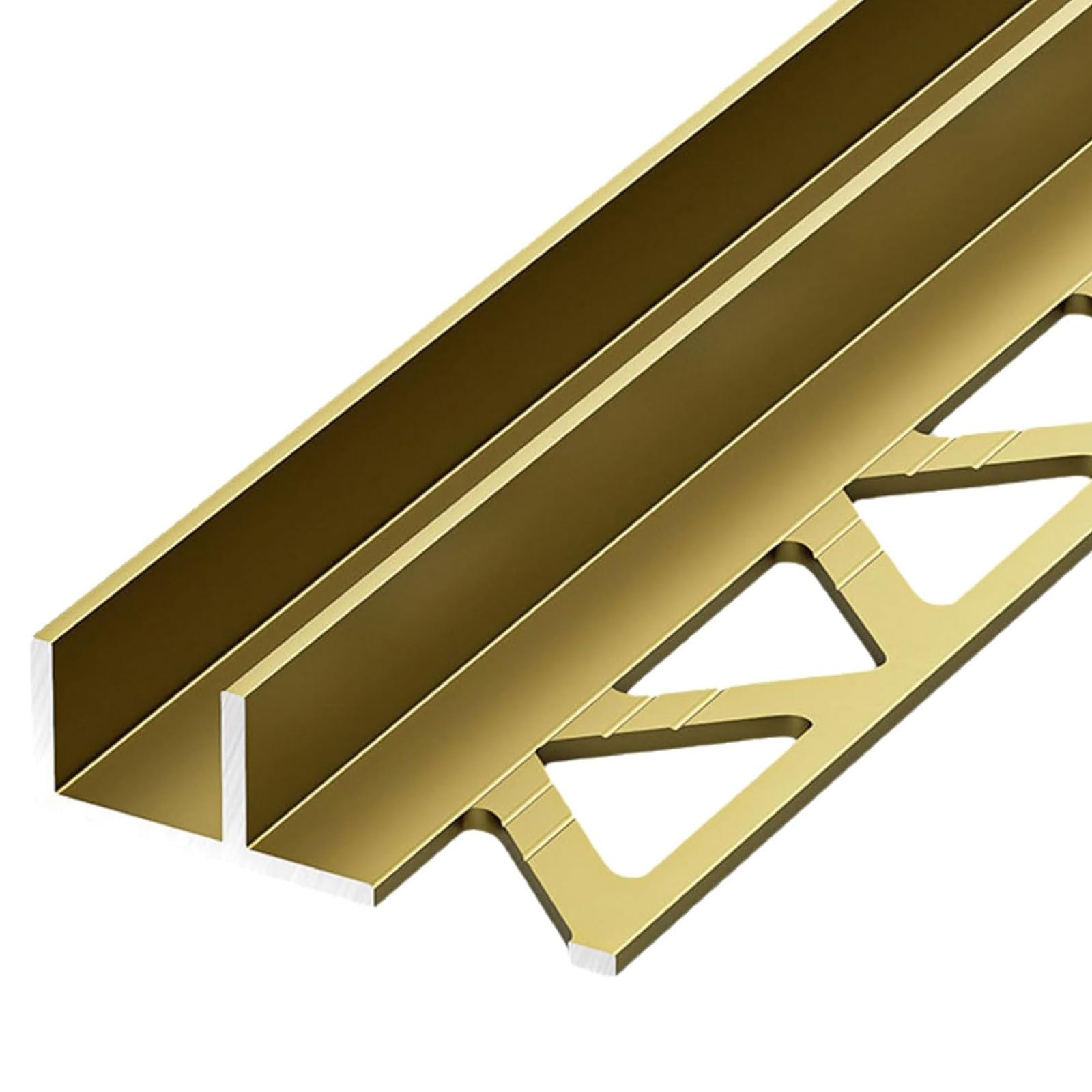 Perfil de Vidrio en Forma de F para Canales de Vidrio,Aluminio Sin Marcos Ranura Fija,Canal En F Paras Puerta De Ducha,Impermeable,Antideslizante,para vidrios de 8/10 mm de Espesor