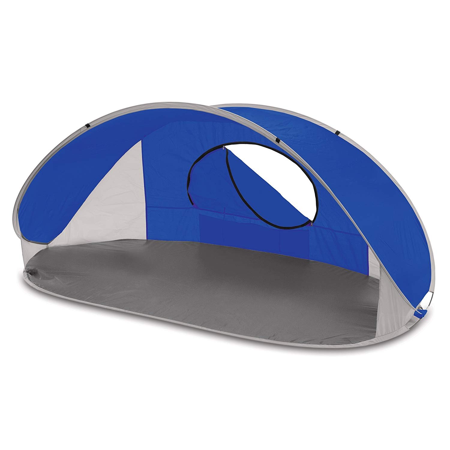 PICNIC TIMEONIVA - A brand - Manta Portable Beach Tent - Pop Up Tent - Beach Sun Shelter Pop Up, (Blue with Gray Accents)