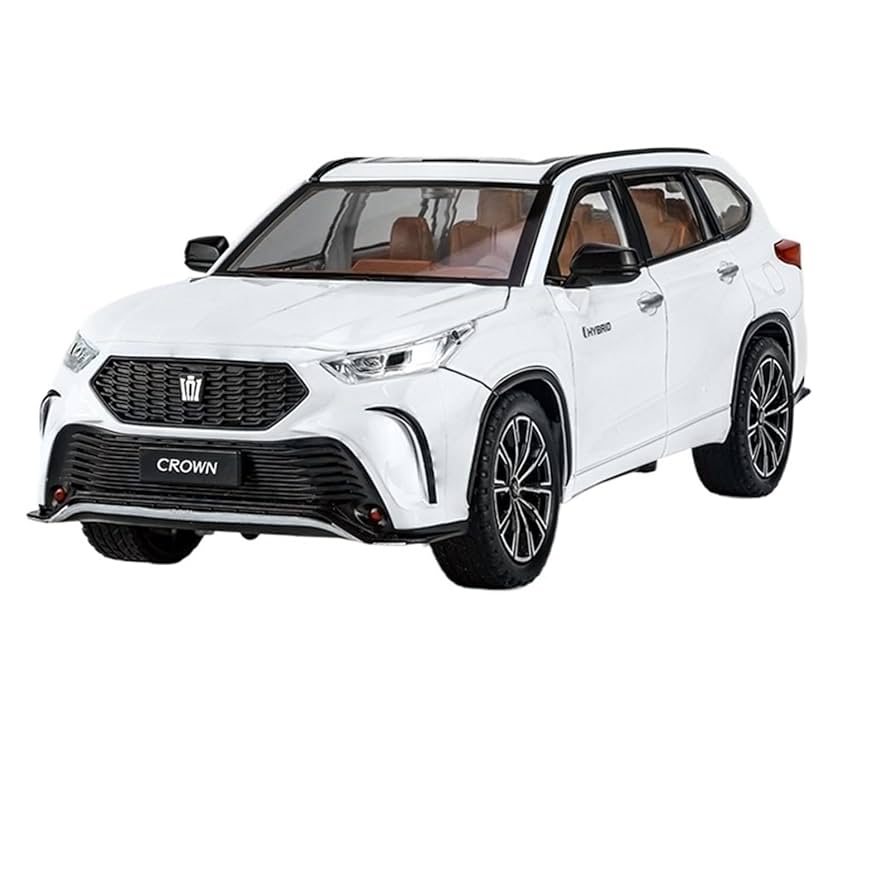クラウンクルーガー 1/24 ミニカー Diecast 1:24 Toyota Crown Kluger Off-Road SUV Model Car
