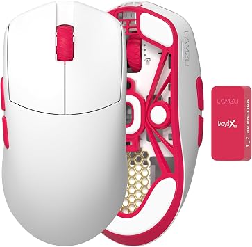 LAMZU MAYA X REJECT Model with 8K Dongle Gaming Mouse Wireless Lightweight 47g Type-C Charging Wireless Reject x Rams REJECT SPECIAL EDITION