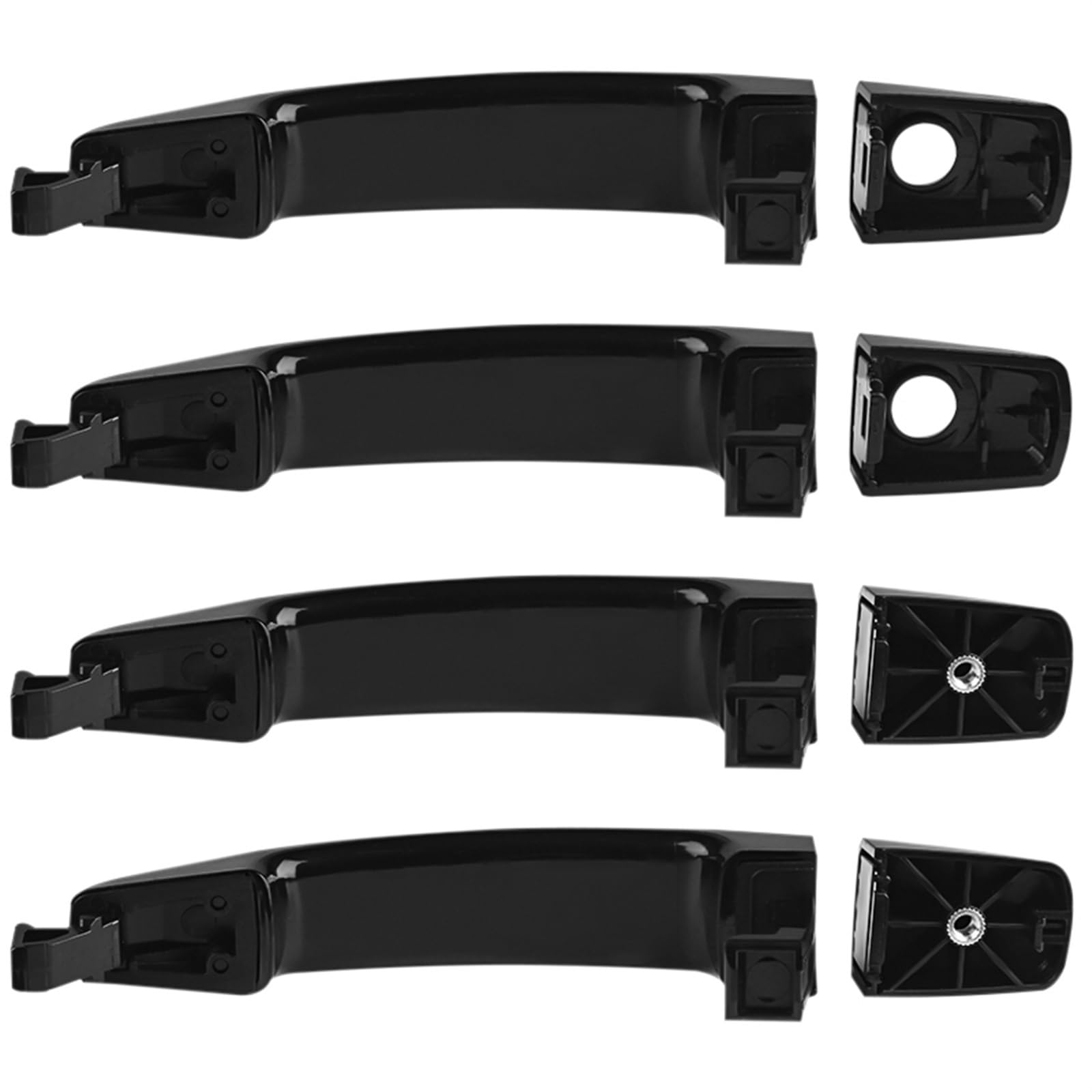 Hguvsjd One Color Car Exterior Door Handles For Chevrolet For Aveo For Captiva Exterior Door Handle Left & Right Outside Door Handle 4 Pcs Car Outside Handle Bowl