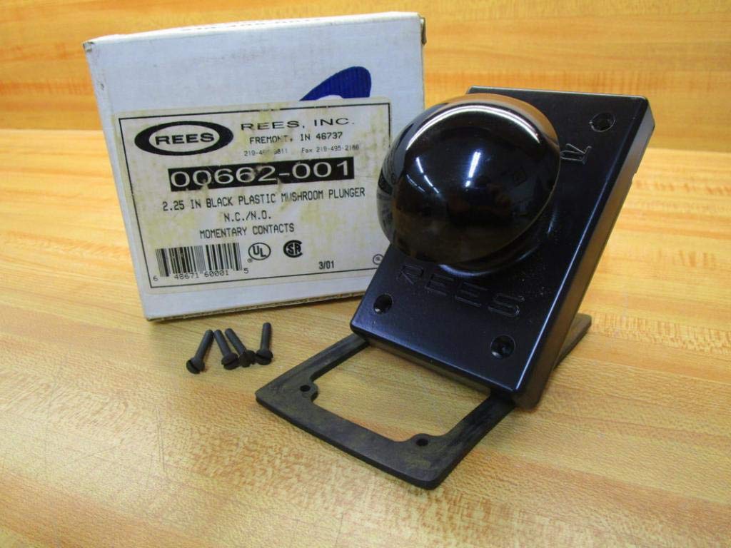 REES 00662-001 Mushroom Plunger, Plunger OPERAOR Style, 1NO+1NC