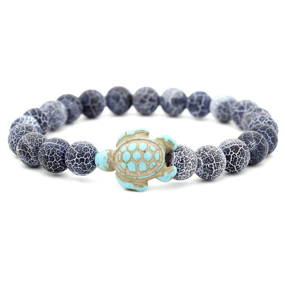 Lot de 12 Bracelets Vektenxi en Pierre Naturelle - Qualité Supérieure pour Homme et Femme