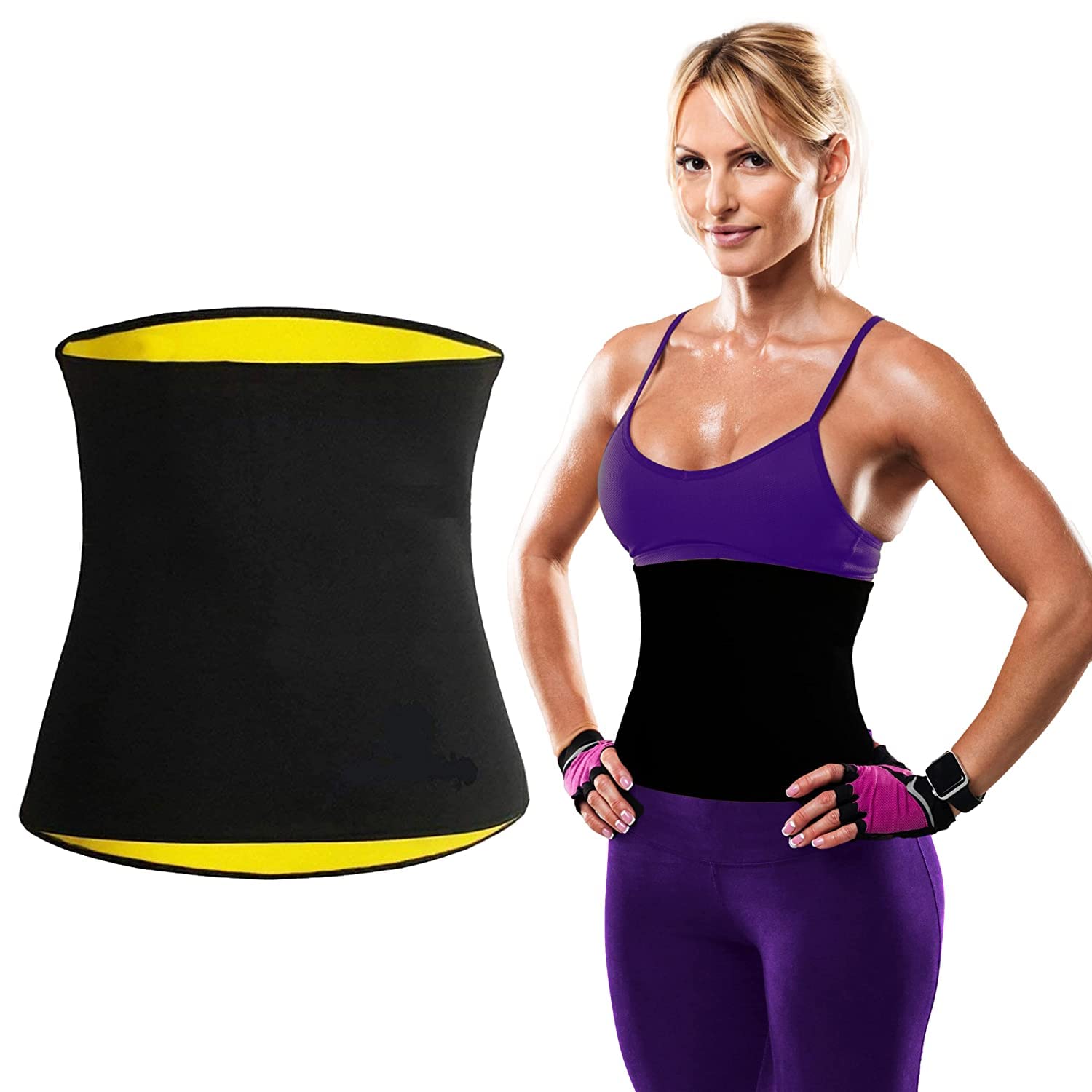 Shone Body Shaper for Men and Women/Slimming Belt and Shape Wear for Weight Lose/Belly Fat Reduction and Fat Burner/Sweat Slim Belt for Sauna Effect/Tummy Belt fot Tummy Fat Burner 2XL(28 36) Black (B0BN9M1D3L) Amazon Price History, Amazon Price Tracker
