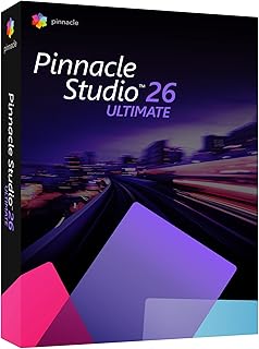 Pinnacle Studio 26 Ultimate | Pro-Level Video Editing & Screen Recording Software [PC Key Card]