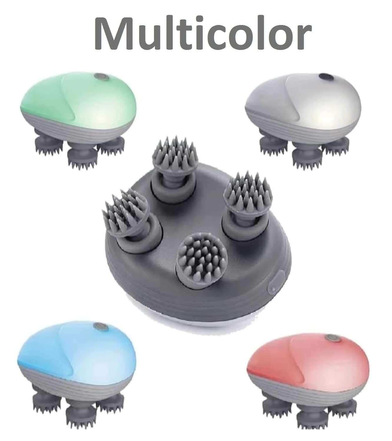 4 rotating massage head with gopinathecom electric scalp massage | Child development, relief from stress, wireless USB rechargeable head massage for relaxation | 3-speed vibration and 15 minutes auto timer 4 rotating massage head with gopinathecom electric scalp massage | Child development, relief from stress, wireless USB rechargeable head massage for relaxation | 3-speed vibration and 15 minutes auto timer