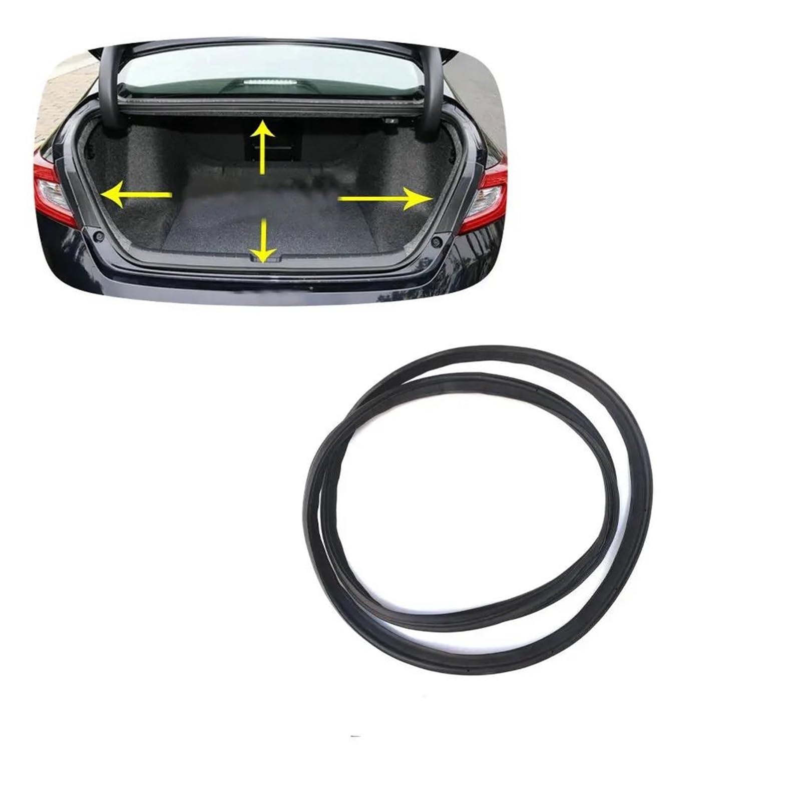 Guarnizione Porta AutoGuarnizione Porta Auto guarn Per Accord Trunk Striscia Gomma Sigillante Per Bagagli Portellone Posteriore Impermeabile(2003-2005)