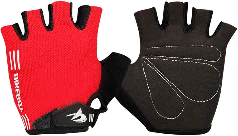K Outdoor 半指手袋 バイクグローブ オートバイ 夏 涼しい マジックテープ すべり止め 通気性