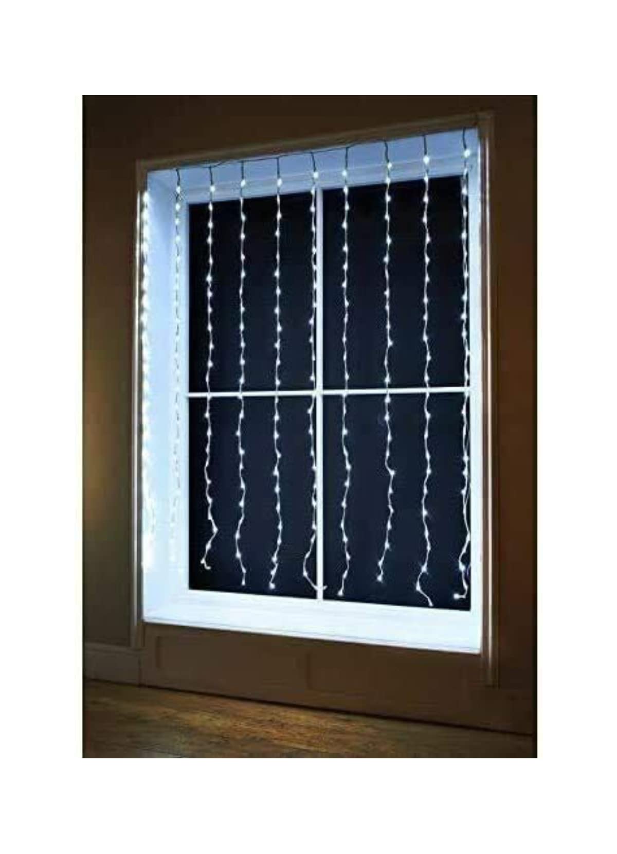 spot on dealz® 240 LED Outdoor Christmas Lights Decorations Home Garden Indoor Cascading Waterfall Curtain Lighting Decoration Ornament Festive Decor Cool White