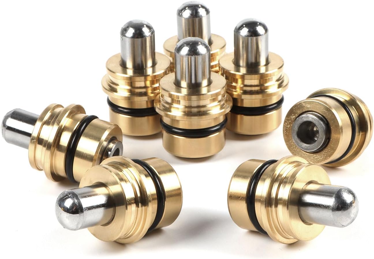 8Pcs ZACHAGER 289-8451 2898451 CA2898451 Joystick Pilot Control Plungers for Caterpillar CAT 226B 232B 236B 242B 247B 257B 262B 267B 268B 277B 287B 226 232 236 242 247 Joystick Plungers Replacement