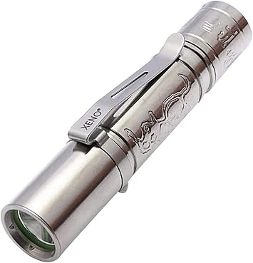 XENO ES1 Ti with Detachable Clip, 6 Modes, AA*1 battery, Waterproof- WW