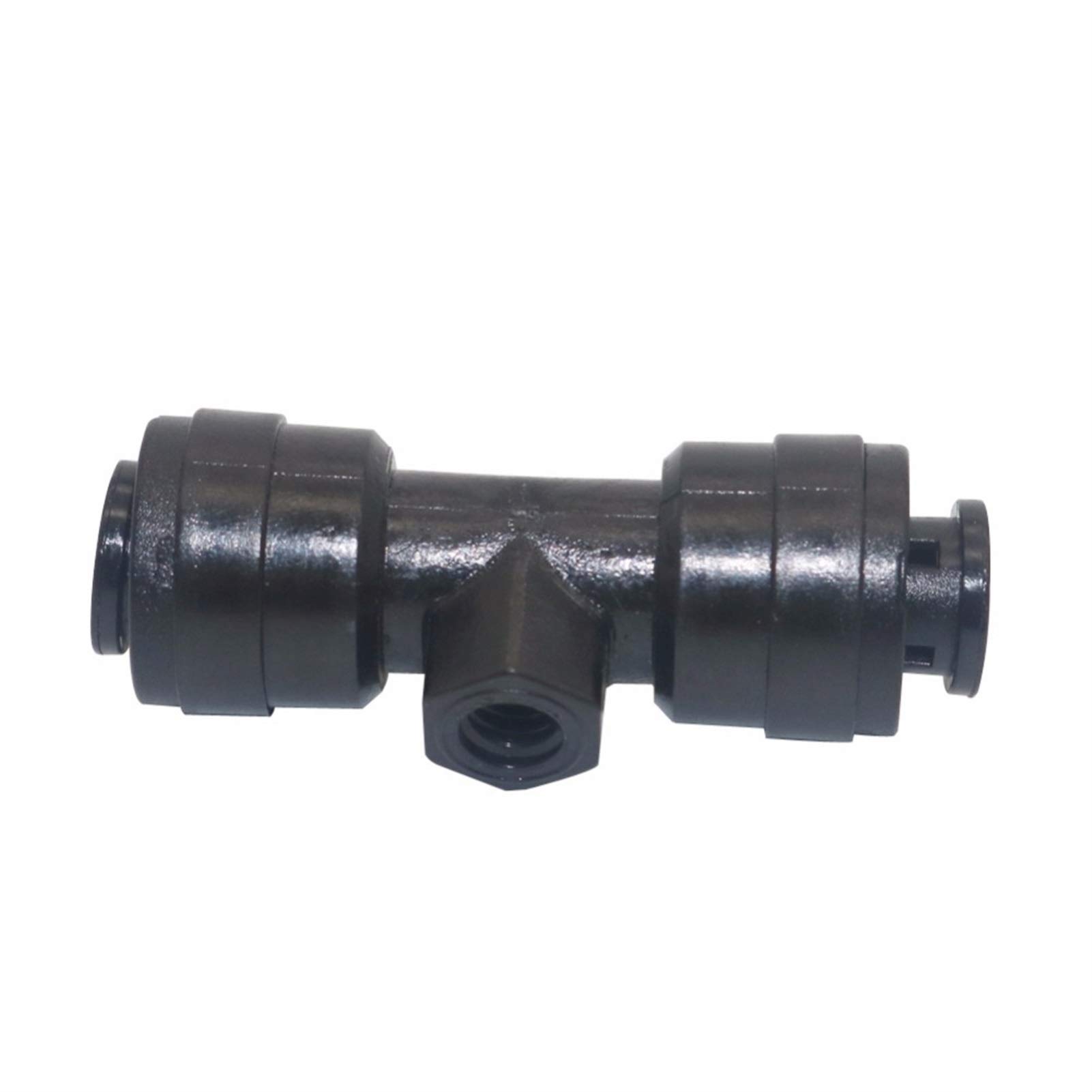 Schlauchverbinder-Adapter, 50 Stück, Anschlüsse an ein Wasserrohr, 6,35 mm Rohr, OD Kunststoff, Slip-Lock-Tees (Schnellverbindung), Nebeldüse, Tees, Schlauchzubehör