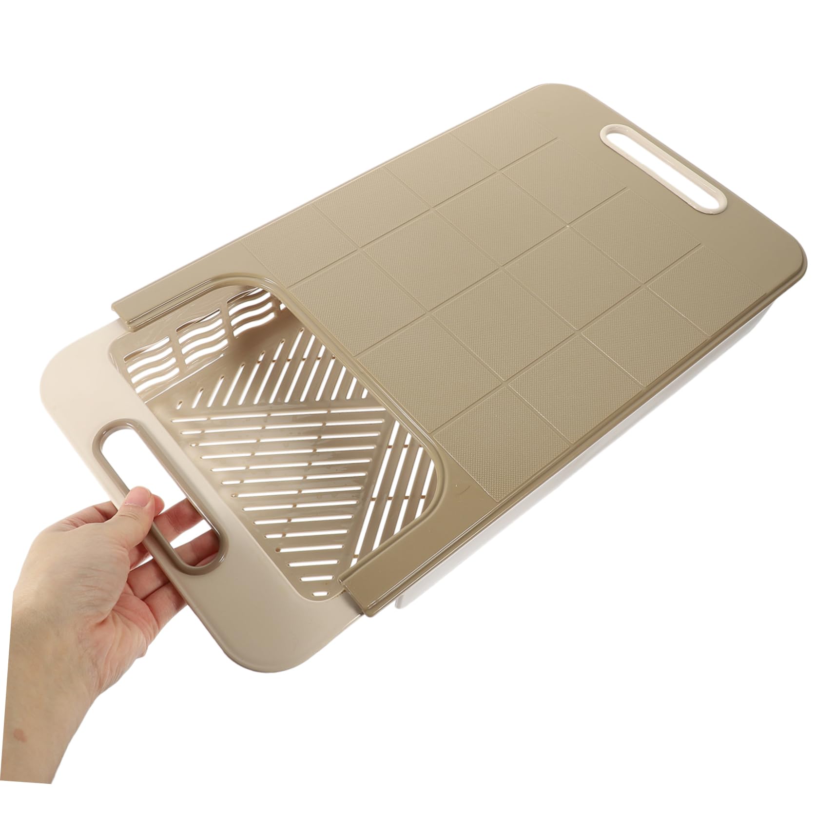 Tabla de Cortar Multifunción Retráctil de Plástico PP para Cocina