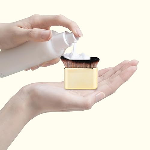 Miniatura 5 de Cepillo autobronceador, cepillo de mezcla aplicador autobronceador para bronceador de belleza, maquillaje en aerosol, mezcla de bronceado, cepillos