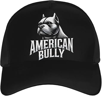 Adjustable Trucker Golf Cap Breathable American Bully Baseball Cap