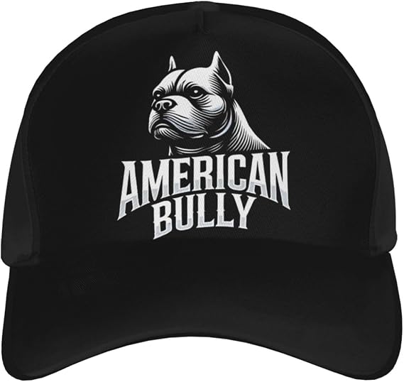Adjustable Trucker Golf Cap Breathable American Bully Baseball Cap