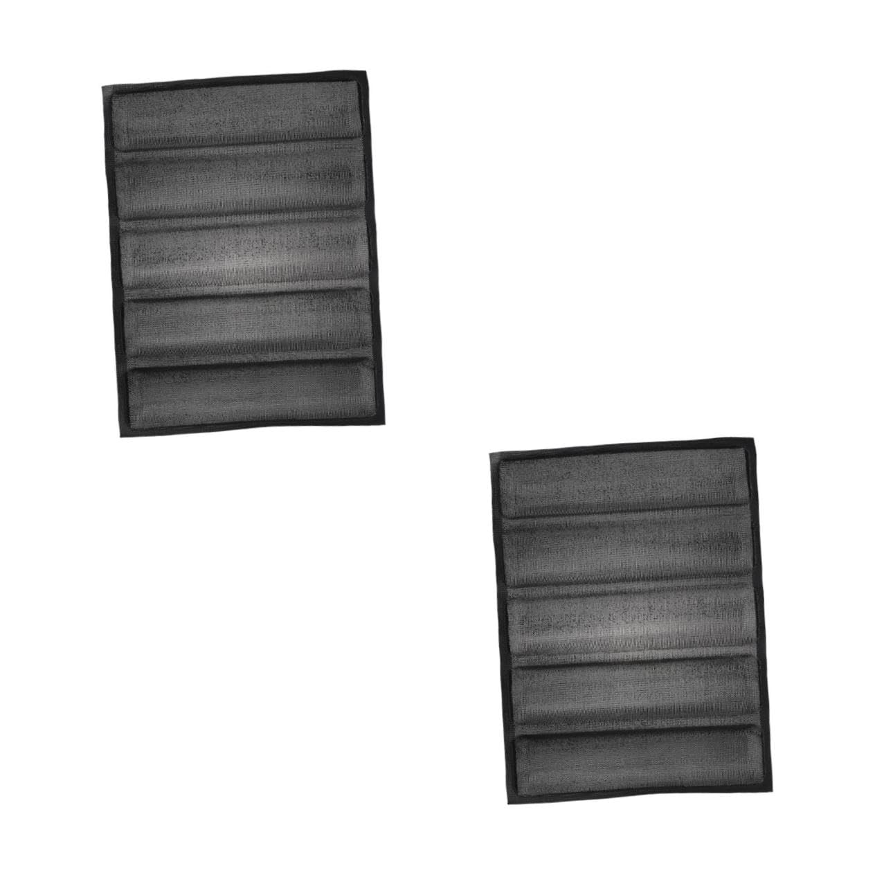ABOOFAN 2 Pièces Moule à ustensiles de cuisine professionnel batterie de cuisine moule baking cuisinières Fabricant moules non Pâtisserie Boulangerie gadget de cuisson Black