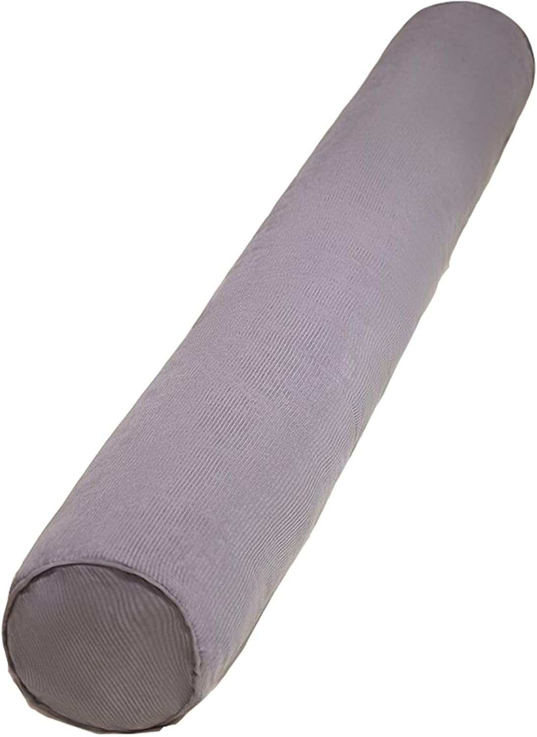 Corduroy Long Bolster Round Body Pillow with Removable Washable Cover Memory Foam Roll Pillow Cylinder Bolsters for Back, Neck, Leg, Cervical Relief for Hugging Sleeping(02,20x150cm/8x59in)