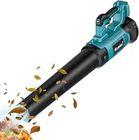 Ecarke Akkumulátoros Lombfúvó Makita 18V-hoz - 500CFM Kefe Nélküli, 150MPH, 6 Sebességfokozat, Rögzítőgombbal, Kerti Munkákhoz (Akkumulátor  1