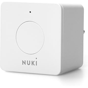 Nuki Bridge with WiFi 24/7 Control for Opener Unlock Door Remotely Anytime from Anywhere Connect to NUKI Web and Use Integrations such as Amazon Alexa Airbnb Google Home Smart Things