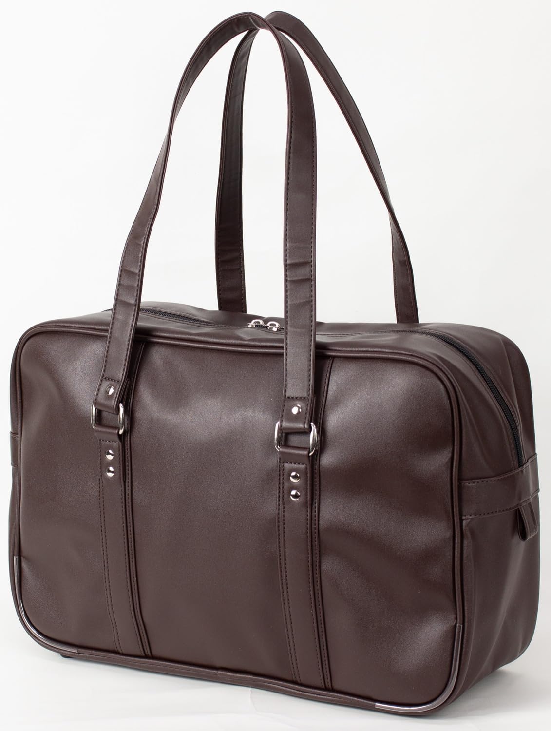 [ディッキーズ] スクールバッグ 合成皮革 スクバ DK-G01 (ブラウン)