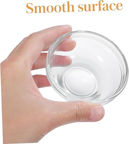 Miniatura 9 de Cabilock Juego de cuencos de barro facial de vidrio 10 cuencos de mezcla de belleza DIY cuencos de agitación transparentes herramienta de belleza