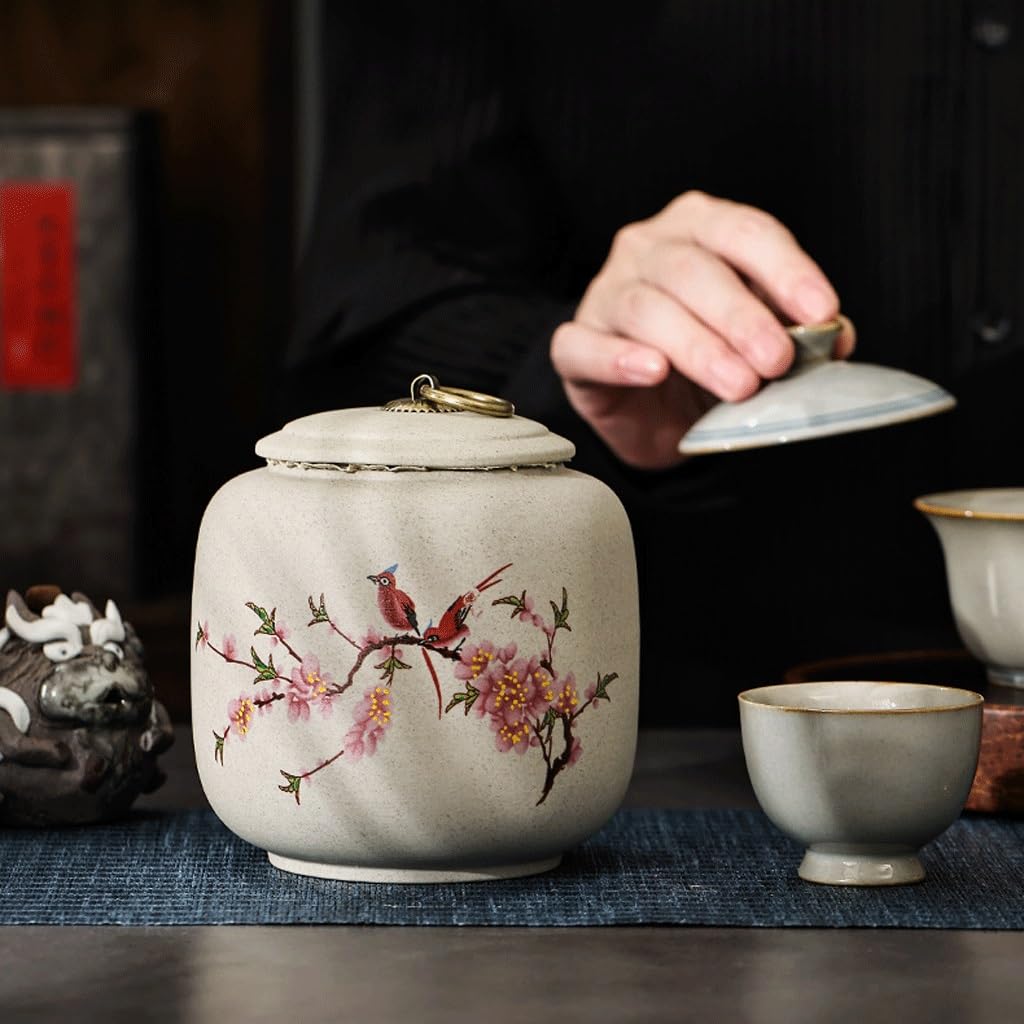 Puszka na herbatę ceramiczne puszki na herbatę suszone owoce zamknięte puszki kamionka czarna herbata zielona herbata opakowania puszki domowe pojemniki do przechowywania herbaty pojemnik na