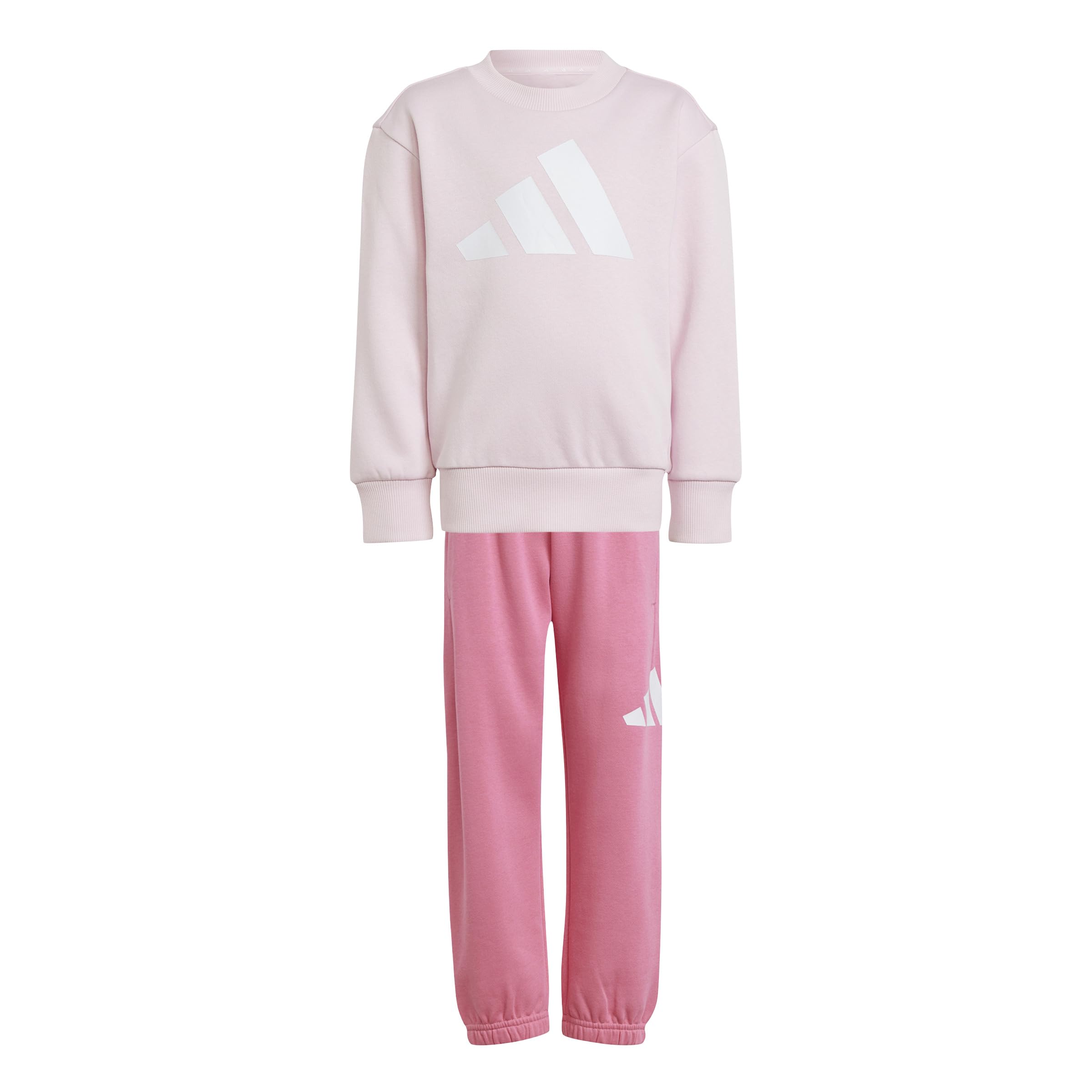 adidas Sportswear Kids Unisex Essentials Jogger Set, Clpink/White, Size 3-4 Years