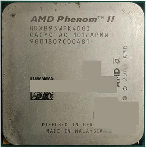Componentes de ordenador AMD Phenom II X4 B93 2,8 GHz Quad-Core Prosesor CPU HDXB93WFK4DGM Socket AM3 Tecnología madura