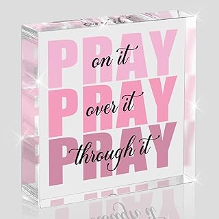 Pink Room Decor, Inspirational Christian Gifts for Women, Pink Dorm Bath...