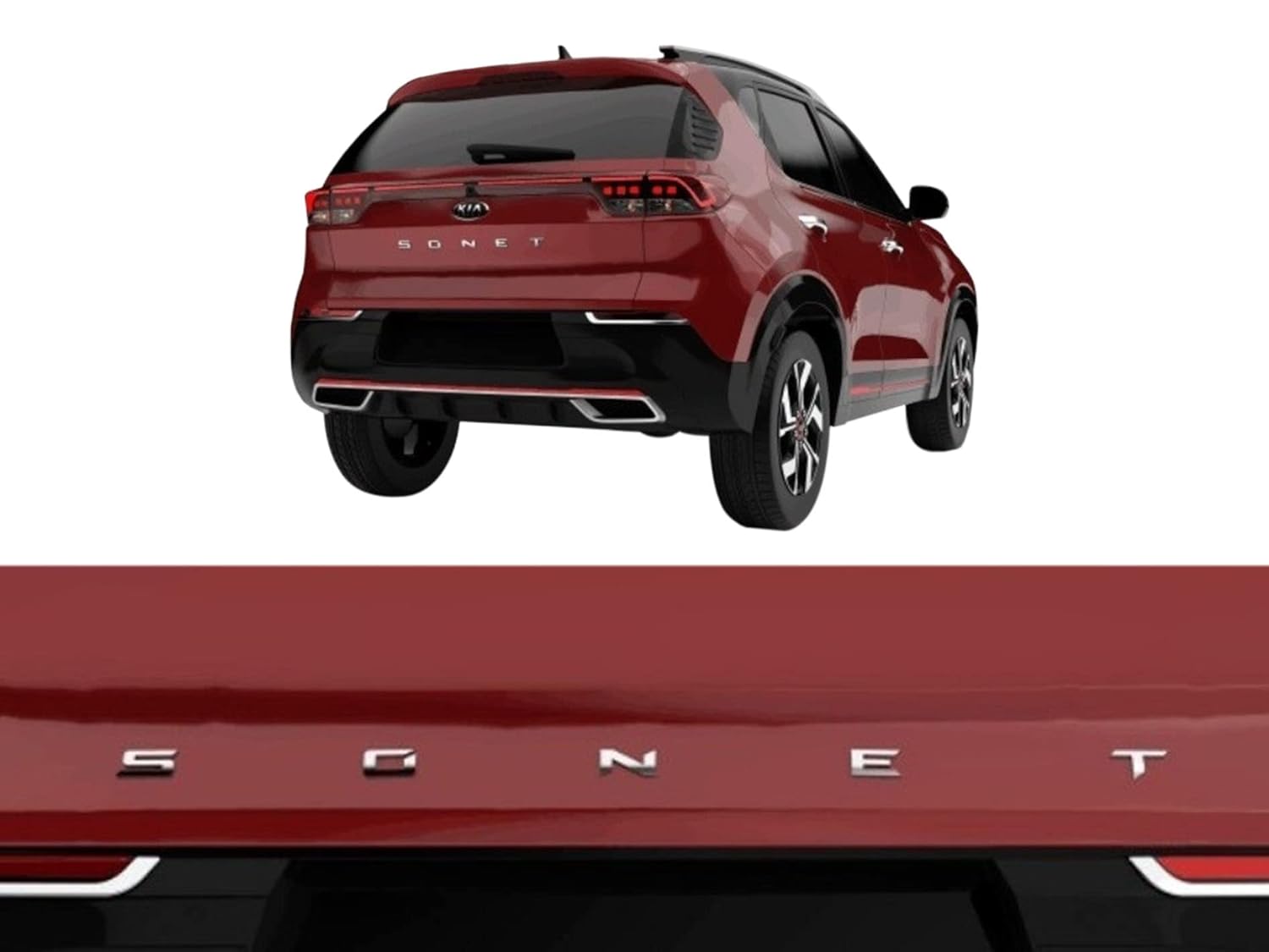 AUTODECALS Kia 3D Letter Sticker & Decal for Car Unique Car