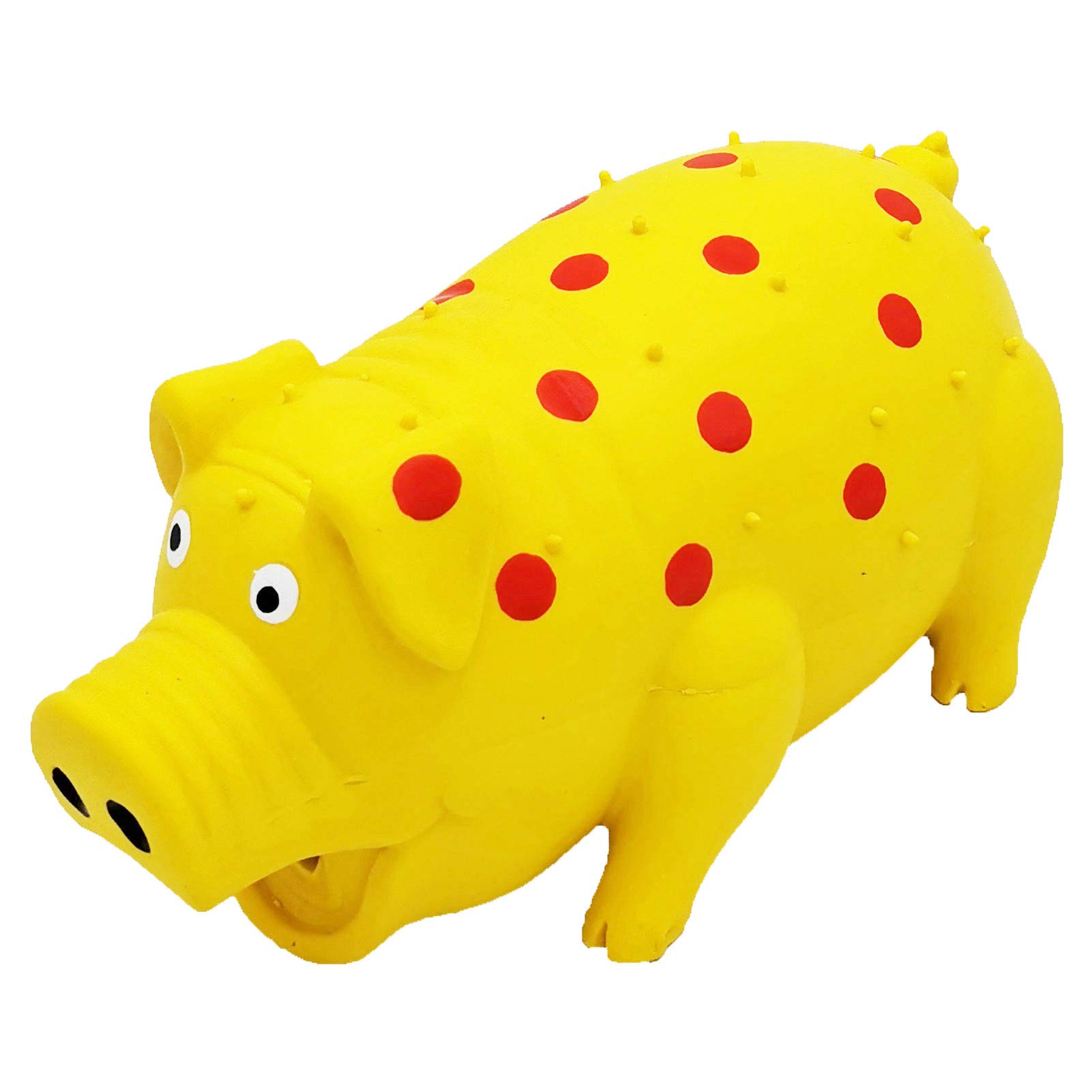 Polka Dot Pig Dog Toy