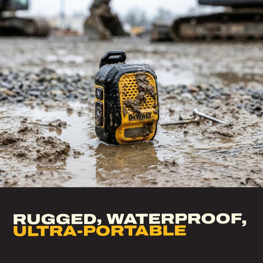 DEWALT Mini Wearable Bluetooth Speaker Pro Max (New Model) view 7