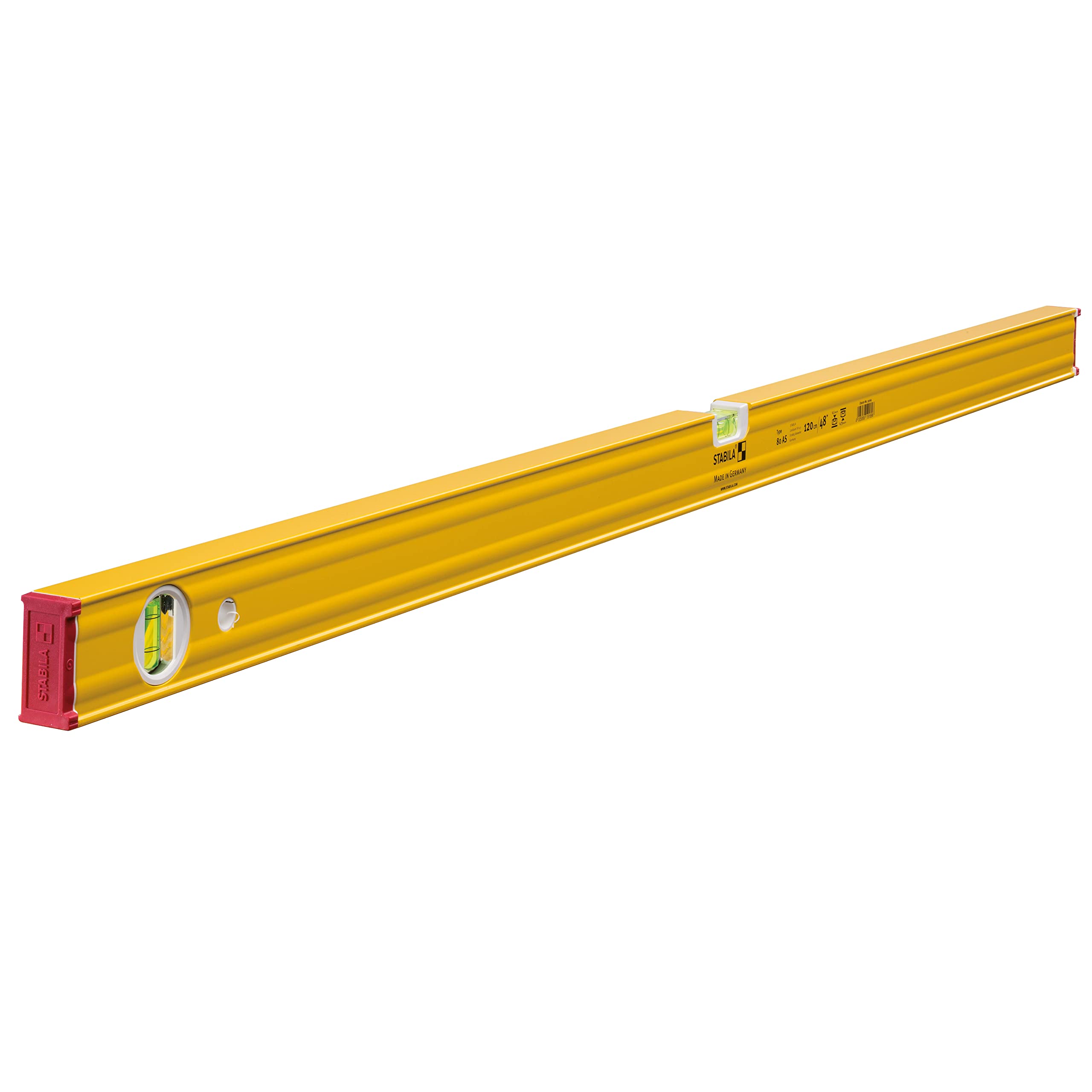 STABILA - Livella a bolla 80 AS, 120 cm, giallo