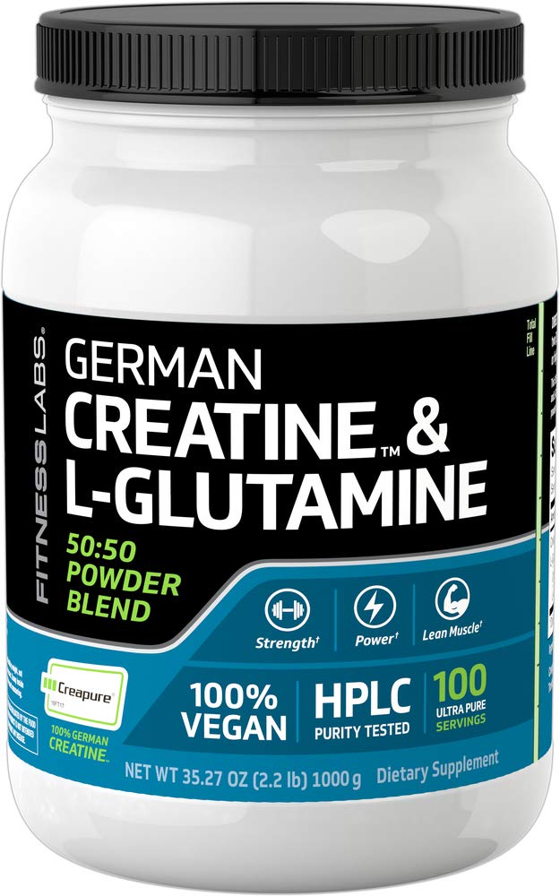 Buy Fitness Labs Creatine and LGlutamine, 1000 Grams Contains Only