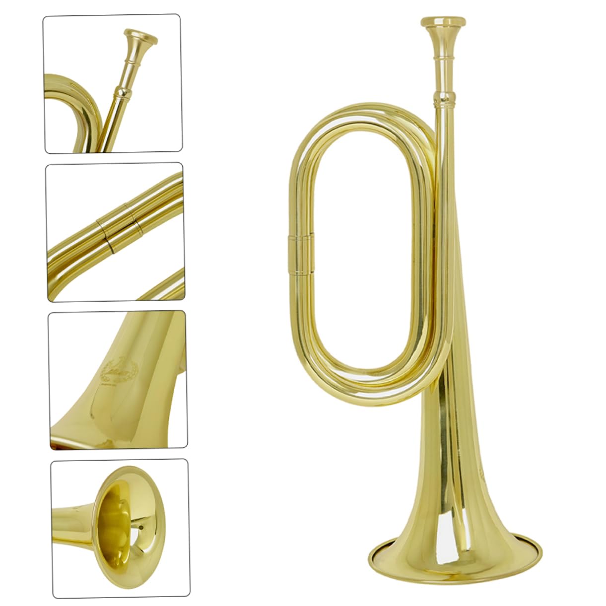 Didiseaon de Cobre para Principiantes Instrumento Musical de Banda con Diseño Elegante y Antioxidante para Estudiantes y Músicos de Transportar y Almacenar Color Dorado