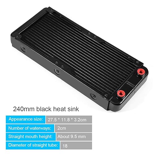 Miniatura 3 de Kit de refrigeración de agua de 9449in enfriador de 9449in G14 CPUGPU bomba de bloque de depósito ventilador LED disipador de calor kit de Kit de