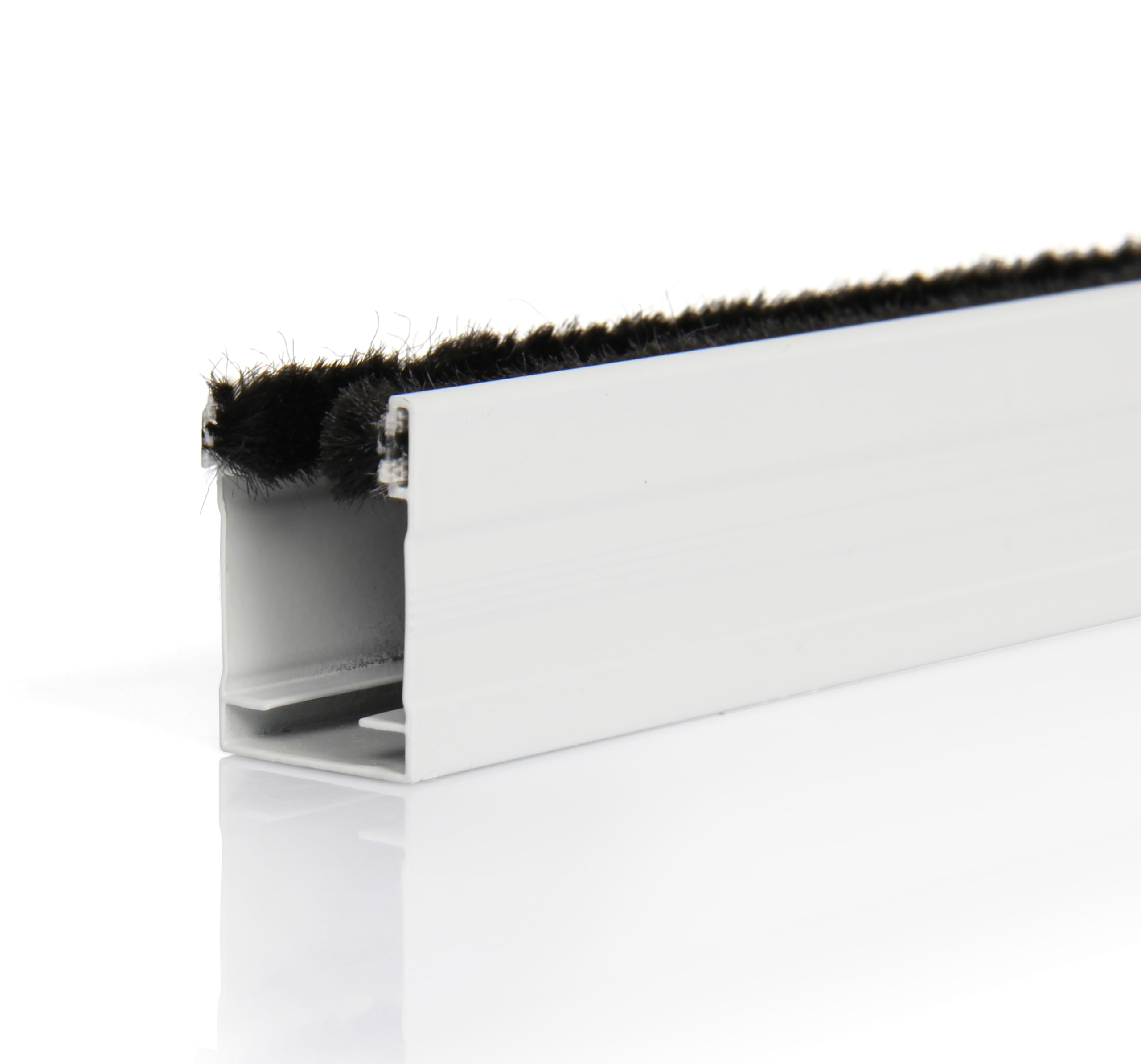 Store moustiquaire fenêtre alu recoupable (largeur x hauteur) -protection insecte ajustable (Blanc, 1250 mm x 1600 mm)