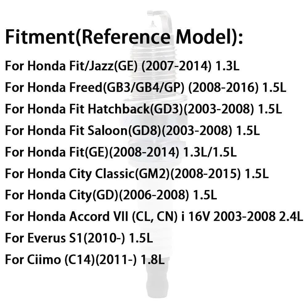 Świeca zapłonowa Dla Honda Fit Jazz Freed City Accord