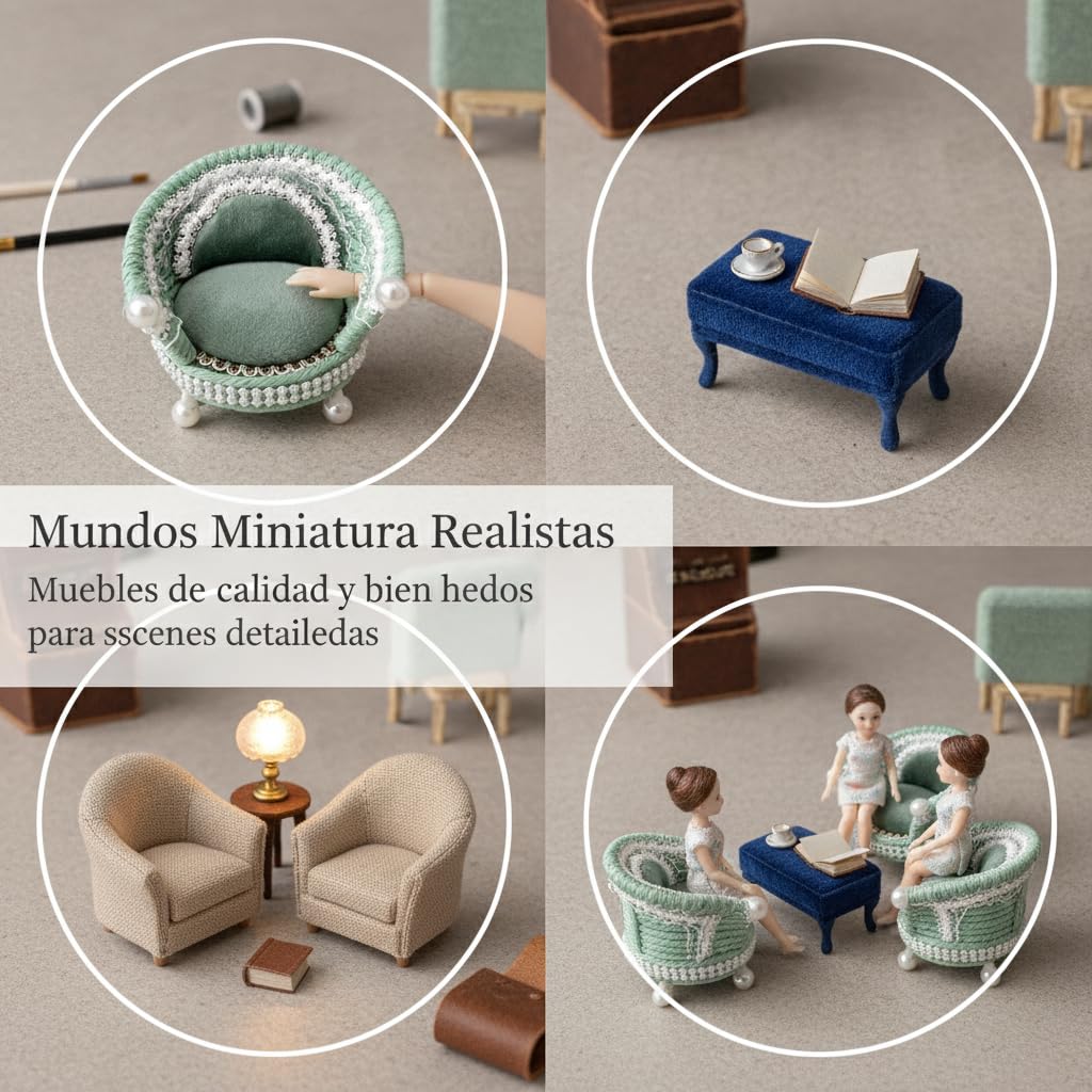 Mobili Casa delle Bambole 1:12, style to 4