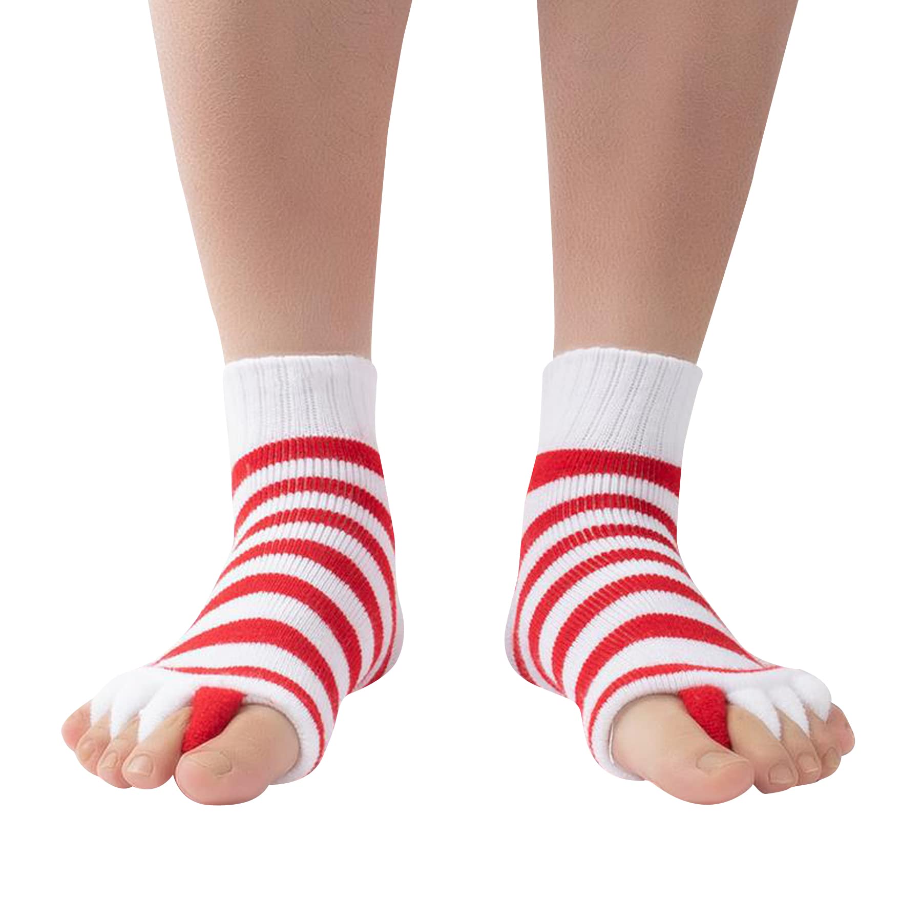 AIBEARTY 1 Pair Yoga Sport Gym Five Toe Separator Socks
